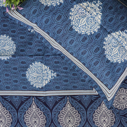 Block Printed Cotton Bedcover-02
