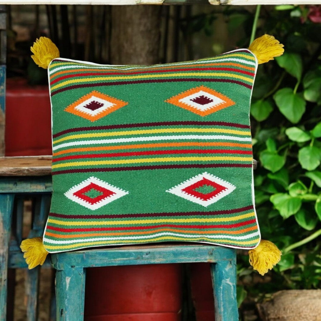 Nitya Cotton Dhurrie Cushion Cover