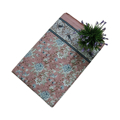 Block Printed Cotton Bedcover-01