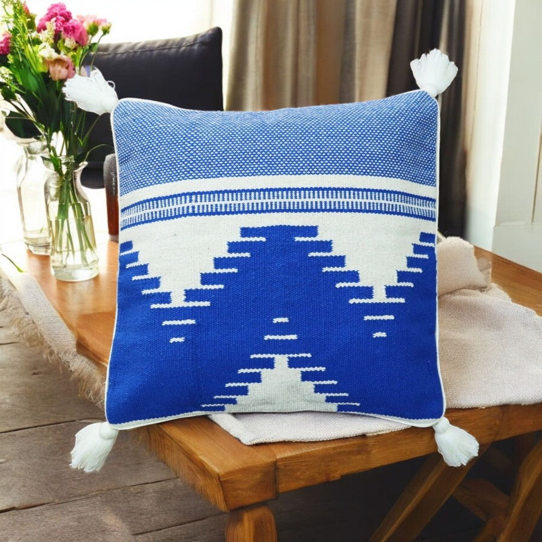 Meena Cotton Dhurrie Cushion Cover