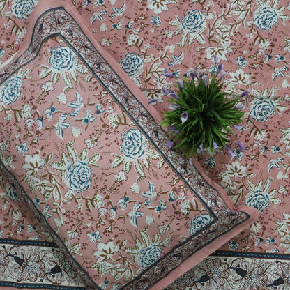 Block Printed Cotton Bedcover-01