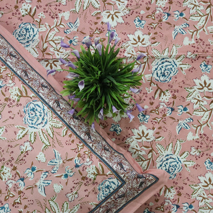 Block Printed Cotton Bedcover-01