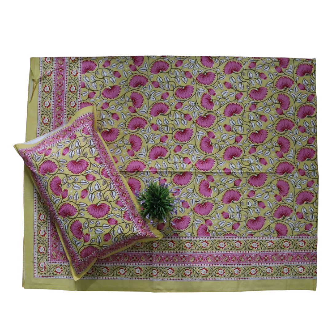 Block Printed Cotton Bed Cover-08