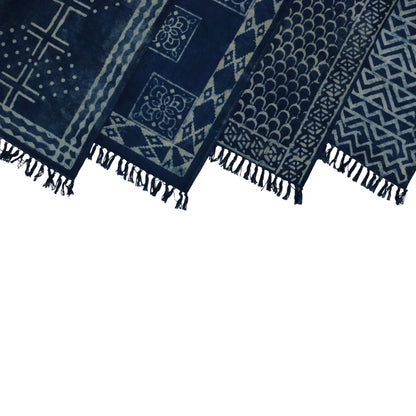 Cotton Woven Indigo Printed Door Mats-2