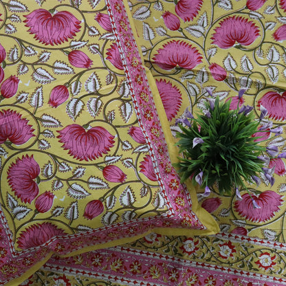 Block Printed Cotton Bed Cover-08
