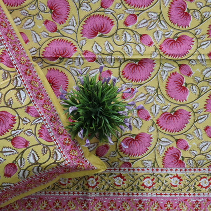 Block Printed Cotton Bed Cover-08