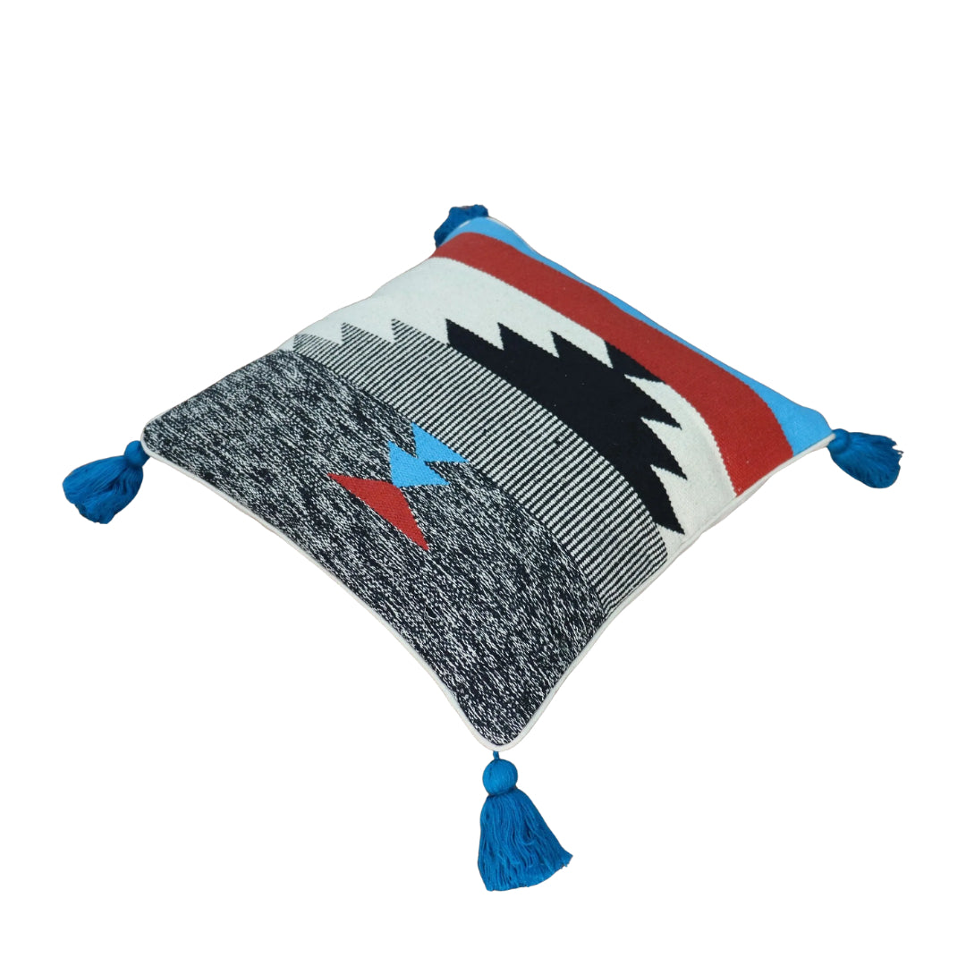 Star Cotton Dhurrie Cushion Cover