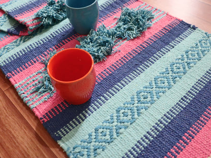 Cotton Boho Dhurrie Table Runner-1