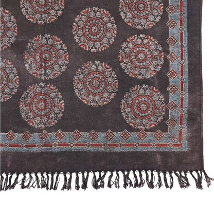 Mughal Ajrakh Block Printed Cotton Dhurries