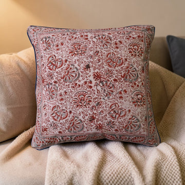 Kalamkari Rust Cushion Covers