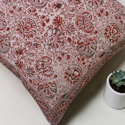 Kalamkari Rust Cushion Covers