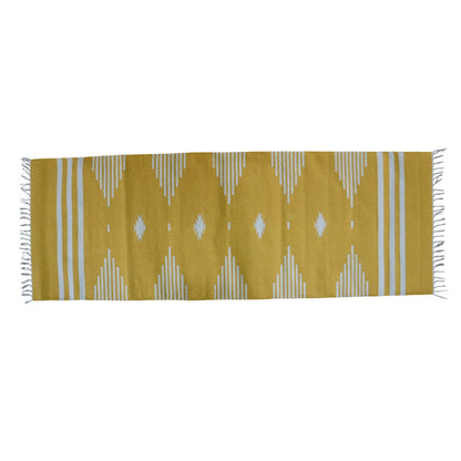 Yellow Dhurrie Runner