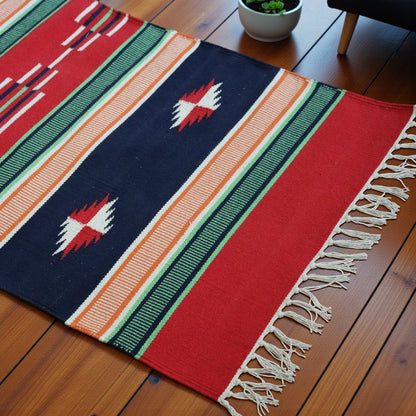 Multi Color Dhurrie Runner
