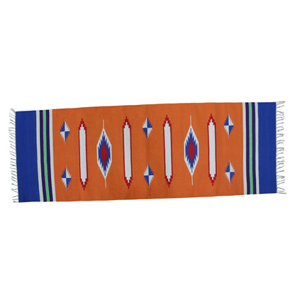 Orange Color Dhurrie Runner