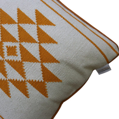 Tara Yellow Dhurrie Cushion Covers