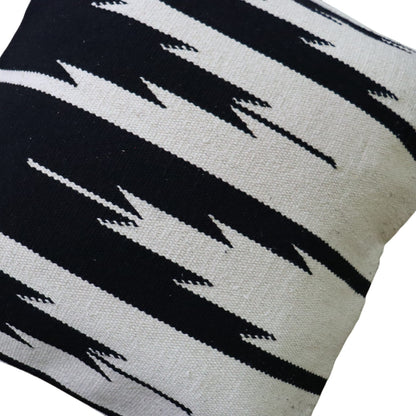 Black & White Temple Cushion Cover