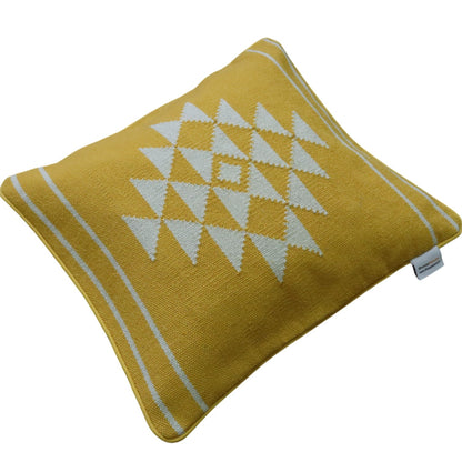 Golden Yellow Dhurrie Cushion Covers