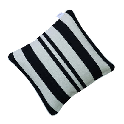 Anita Black & White Dhurrie Cushion Covers