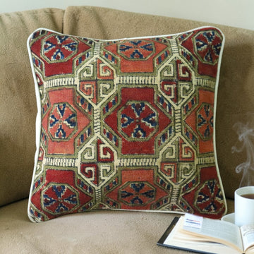 Diya Kalamkari Dhurrie Cushion covers