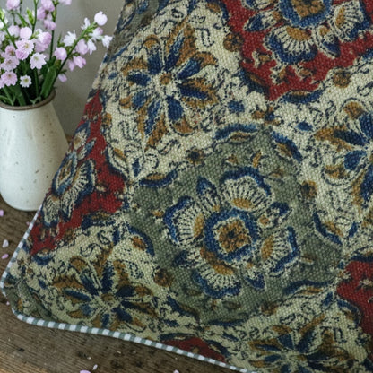 Amara Kalamkari Dhurrie Cushion Cover