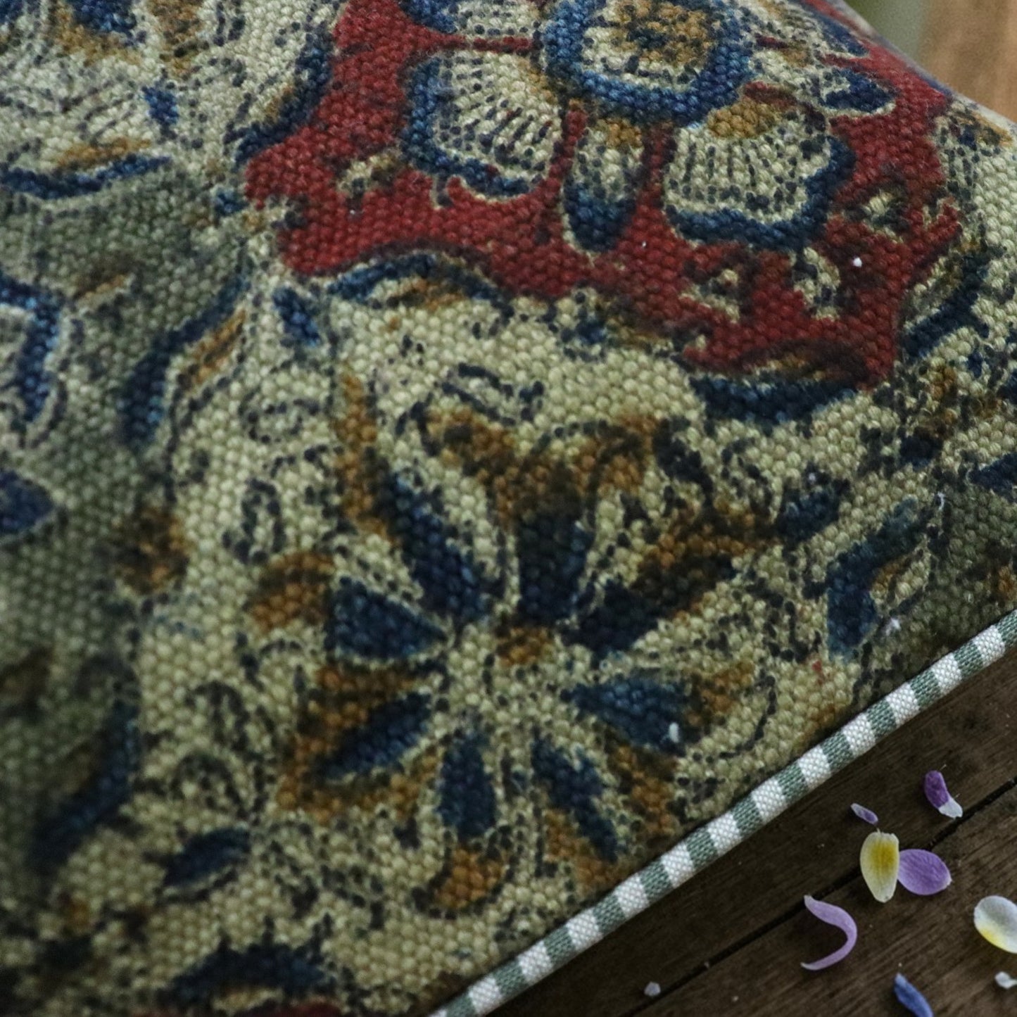 Amara Kalamkari Dhurrie Cushion Cover