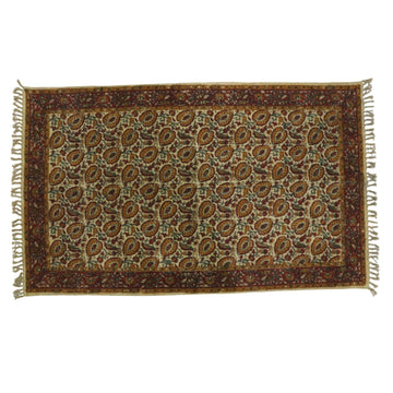 Harini Kalamkari Block Printed Cotton Dhurrie