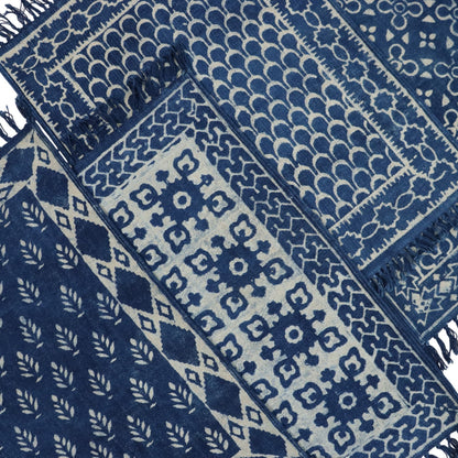 Cotton Woven Indigo Printed Door Mats-2