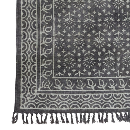 Juhi Dabu Block Printed Cotton Kashish Colour Dhurrie