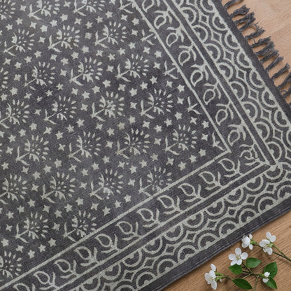 Juhi Dabu Block Printed Cotton Kashish Colour Dhurrie