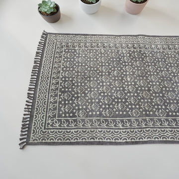 Juhi Dabu Block Printed Cotton Kashish Colour Dhurrie