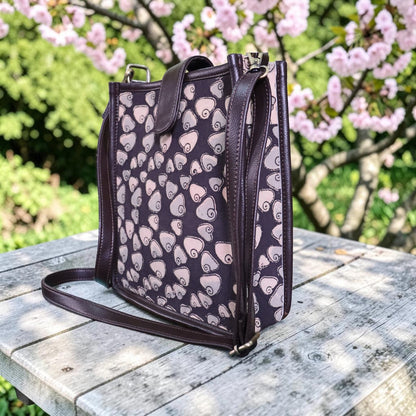 Kalamkari Block Printed Black Sling Bag