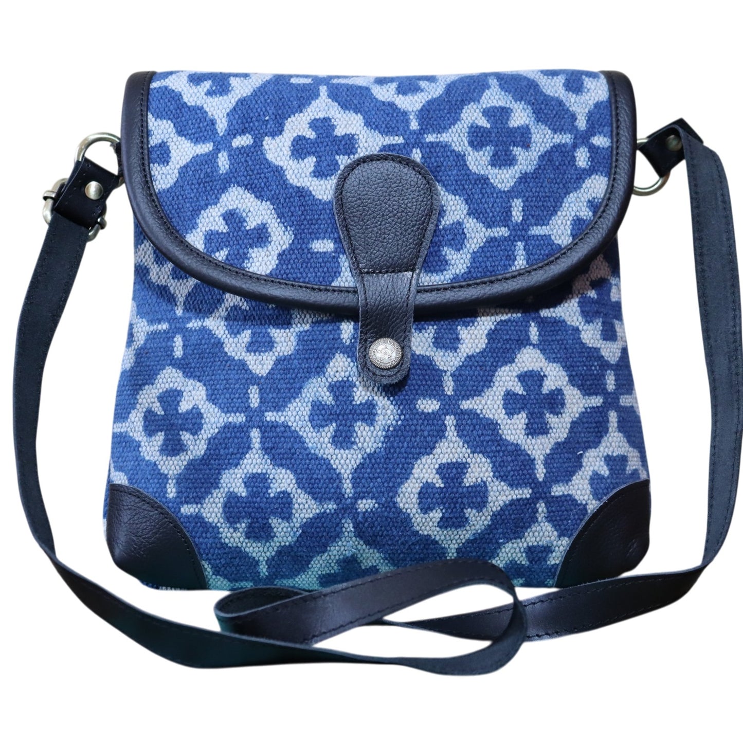 Dabu Indigo  Printed Sling Bag