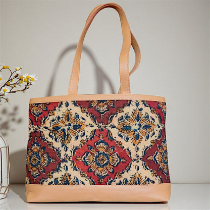 Boota Kalamkari  Daily Use Dhurrie bag