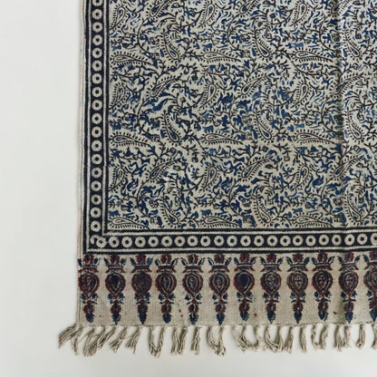 Harini Kalamkari Block Printed Cotton Dhurrie